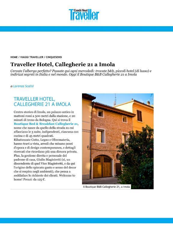 Callegherie 21 Boutique B&B Имола Экстерьер фото
